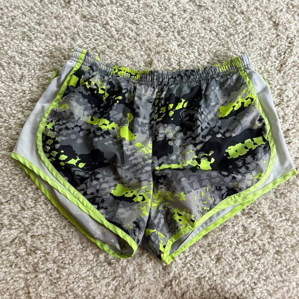 Calvin Klein Performance Athletic Shorts Green Gray Small
